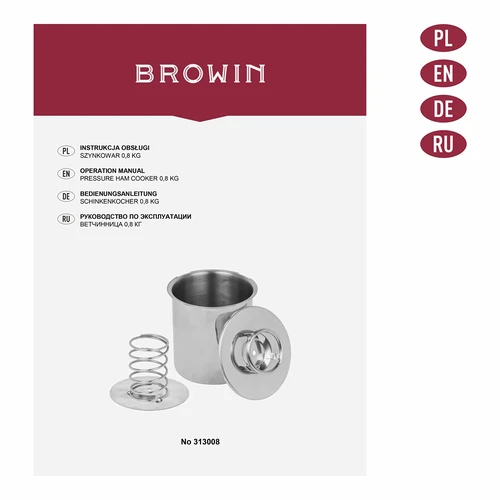 Hamkoker - Klein maar fijn 0,8 kg - 10