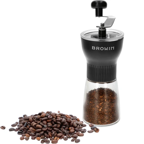 Handmatige koffiemolen met instelbare maalgraad - 4 ['koffiemolen', ' handmatige molen', ' koffie malen', ' gemalen koffie', ' handmatig koffie malen']