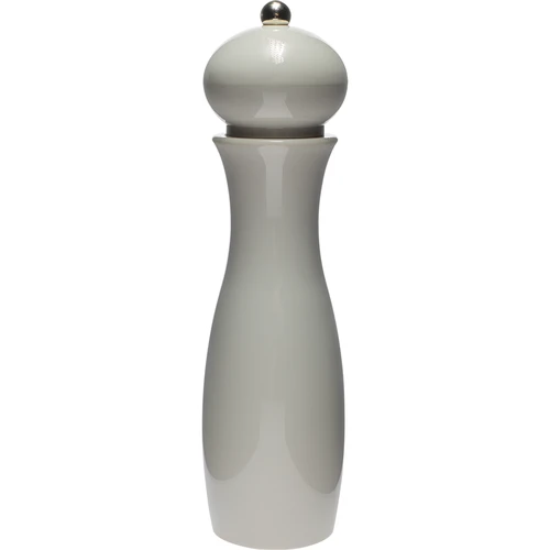 Handmatige peper- en zoutmolen, 21 cm, wit  - 1 ['handmatige molen voor malen', ' pepermolen', ' gemalen peper', ' gemalen zout', ' peperkorrels', ' keramische maalstenen']