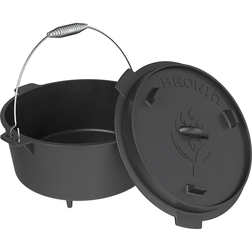 Hangende gietijzeren ketel met pan  - 1 ['gietijzeren ketel', ' ketel voor kampvuur', ' ketel met pan', ' zigeunerketel', ' Hongaarse ketel', ' goulash uit de ketel', ' ketel voor vuurplaats', ' jachtpot', ' jachtketel', ' gietijzeren vat', ' cadeau', ' gietijzeren pan', ' gietijzeren pot met pan', ' hangende ketel', ' ketel om op te hangen']