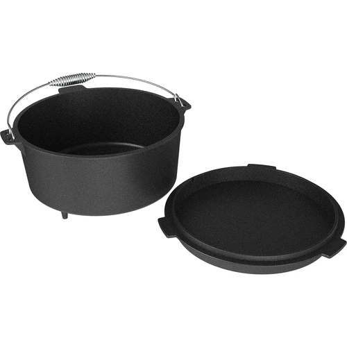 Hangende gietijzeren ketel met pan - 5 ['gietijzeren ketel', ' ketel voor kampvuur', ' ketel met pan', ' zigeunerketel', ' Hongaarse ketel', ' goulash uit de ketel', ' ketel voor vuurplaats', ' jachtpot', ' jachtketel', ' gietijzeren vat', ' cadeau', ' gietijzeren pan', ' gietijzeren pot met pan', ' hangende ketel', ' ketel om op te hangen']