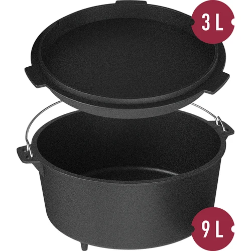 Hangende gietijzeren ketel met pan - 8 ['gietijzeren ketel', ' ketel voor kampvuur', ' ketel met pan', ' zigeunerketel', ' Hongaarse ketel', ' goulash uit de ketel', ' ketel voor vuurplaats', ' jachtpot', ' jachtketel', ' gietijzeren vat', ' cadeau', ' gietijzeren pan', ' gietijzeren pot met pan', ' hangende ketel', ' ketel om op te hangen']