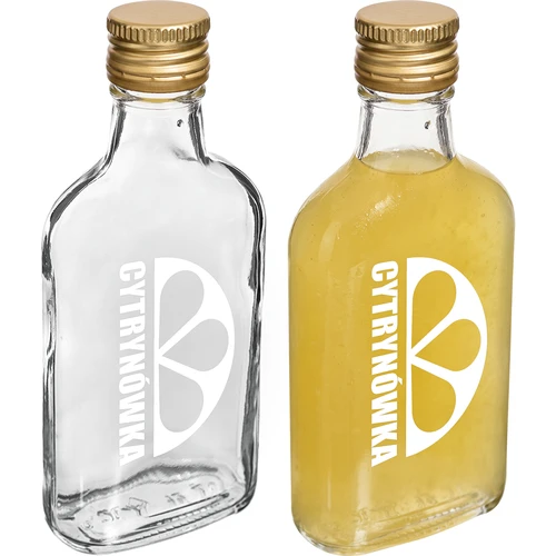 Heupfles 200 ml met schroefdop en opdruk “Cytrynówka” – ontwerp 2 - 3