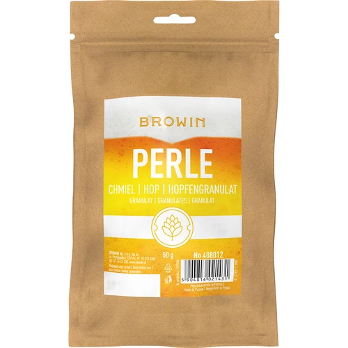Hop Perle - korrels 50 g  - 1 ['hoppen voor bier', ' hop voor bier', ' hop alfazuren', ' bier', ' zelfgemaakt bier', ' ik maak bier', ' hoe maak je bier', ' welke hop voor bier', ' welke hop kiezen', ' hop in korrelvorm', ' hopkorrels', ' hop Perle']