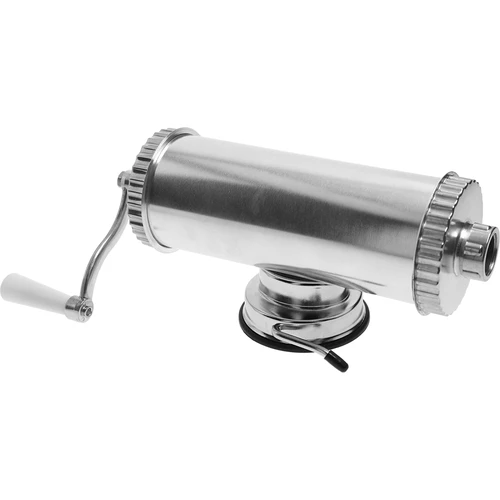 Horizontale vulmachine 1,5 kg met siliconen zuiger - 6 ['voor het vullen van worsten', ' voor zelfgemaakte worsten', ' spuit', ' gastronomische vulmachine', ' slagersapparatuur', ' worstenvuller', ' vleesvuller', ' horizontale vuller']