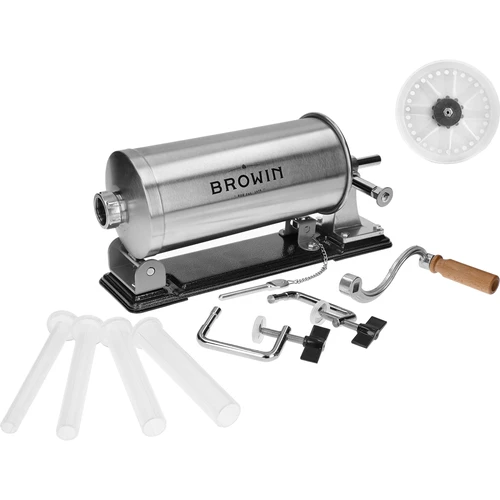 Horizontale vulmachine 3 kg  - 1 ['voor het vullen van worsten', ' voor zelfgemaakte worsten', ' spuitzak', ' gastronomische vulmachine', ' slagersapparatuur', ' grote vulmachine', ' worstenvuller', ' vleesvuller', ' horizontale vuller']