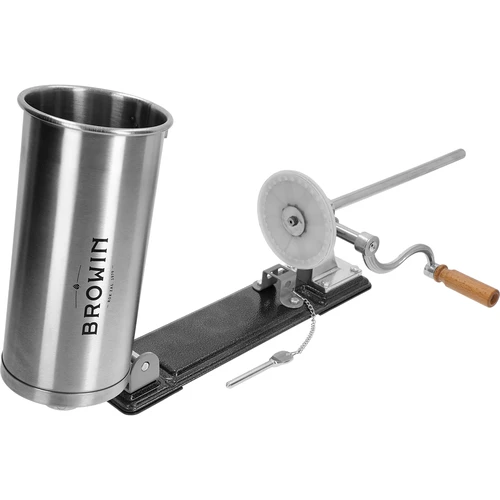 Horizontale vulmachine 3 kg - 5 ['voor het vullen van worsten', ' voor zelfgemaakte worsten', ' spuitzak', ' gastronomische vulmachine', ' slagersapparatuur', ' grote vulmachine', ' worstenvuller', ' vleesvuller', ' horizontale vuller']