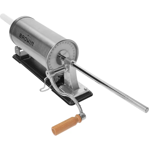 Horizontale vulmachine 3 kg - 7 ['voor het vullen van worsten', ' voor zelfgemaakte worsten', ' spuitzak', ' gastronomische vulmachine', ' slagersapparatuur', ' grote vulmachine', ' worstenvuller', ' vleesvuller', ' horizontale vuller']