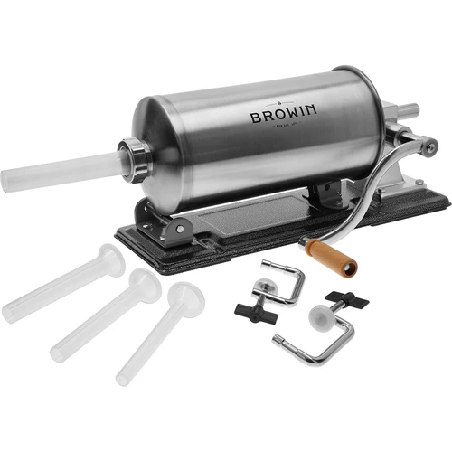 Horizontale vulmachine 5 kg - 3 ['voor het vullen van worsten', ' voor zelfgemaakte worsten', ' spuitzak', ' gastronomische vulmachine', ' slagersapparatuur', ' grote vulmachine', ' worstenvuller', ' vleesvuller', ' horizontale vuller']