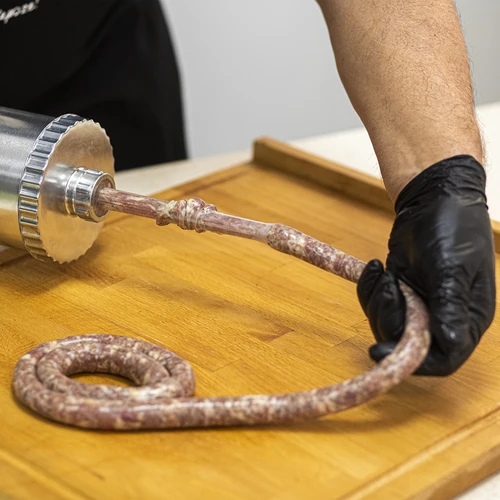 Horizontale worstenvuller 2,5 kg met siliconen plunjer - 13