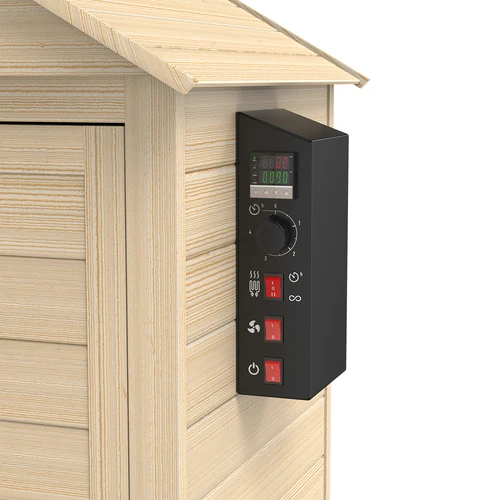 Houten rookoven 115 L dragON Wood 60E, met elektrische verwarmingsmodule en controller - 7