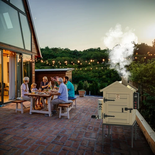 Houten rookoven 115 L dragON Wood 60E, met elektrische verwarmingsmodule en controller - 19