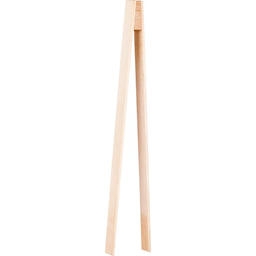 Houten tang 17 cm  - 1 ['keukentangen', ' kooltangen', ' komkommertangen', ' kool fermenteren', ' komkommers fermenteren', ' vleestangen', ' steaktangen', ' grilltangen', ' grilltangen', ' grillaccessoires']