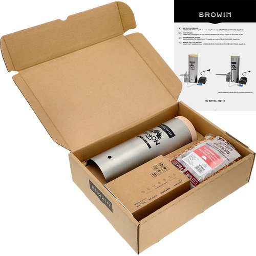 Houten tuinrookoven 200 L – dragON Wood 100E met elektrische verwarmingsmodule en regelaar - 11