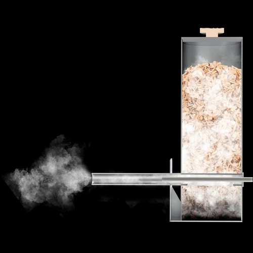 Houtsnippers voor roken/grillen van varkensvlees - mix (70% els, 30% beuk), 450 g, kl.10 - 7