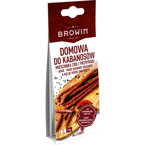 Huisgemaakte kruidenmix voor kabanosy, 30 g - 3 ['huisgemaakte kabanosy', ' kabanosy recept', ' kabanosy kruiden', ' natuurlijke kruiden', ' kruiden zonder conserveermiddelen', ' huisgemaakte worsten', ' kabanosy snacks', ' black weekend']