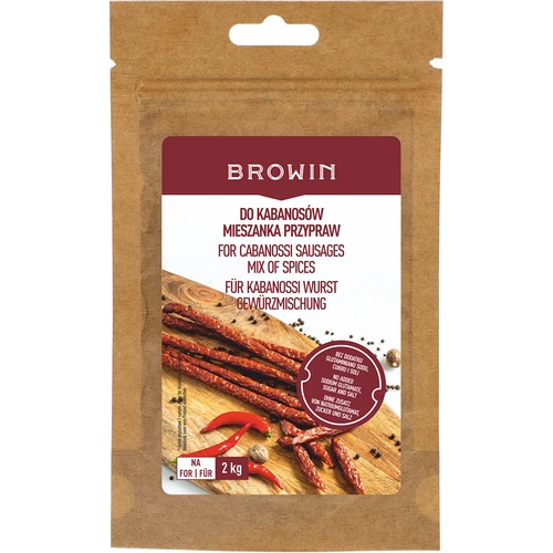 Huisgemaakte kruidenmix voor kabanosy, 30 g  - 1 ['huisgemaakte kabanosy', ' kabanosy recept', ' kabanosy kruiden', ' natuurlijke kruiden', ' kruiden zonder conserveermiddelen', ' huisgemaakte worsten', ' kabanosy snacks', ' black weekend']