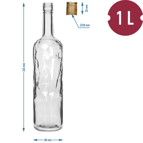IJs Fles 1L met dop fi30/35, 4st - 7 ['IJs Fles', ' ijs fles', ' fles 1L', ' flessen 1L', ' set van 4 flessen', ' fles met groeven', ' fles voor likeur', ' flessen voor likeur', ' fles voor dranken', ' flessen voor dranken', ' decoratieve flessen', ' ijs fles']