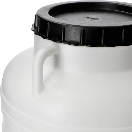 Ingelegde Groente Vat 30L - wit, handvatten - 6 ['vat voor kool', ' vat voor fermentatie', ' vat voor ingelegde groenten', ' ingelegde groente', ' kool', ' komkommers', ' vat met deksel']