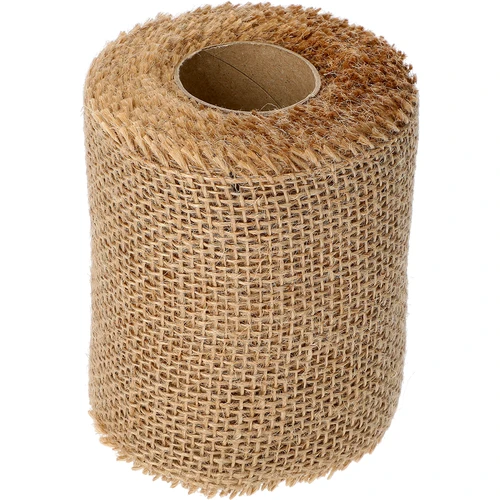 Jute band 10 cm/5 m  - 1 ['jute band', ' jute band', ' band voor tomaten', ' band voor komkommers', ' natuurlijke band', ' ecoband', ' band voor binden', ' band voor handwerk', ' jute lint']