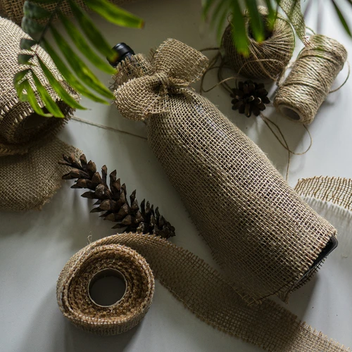 Jute stof 20 cm / 5 m - 12 ['jute stof', ' jute doek', ' stof voor boom bescherming', ' natuurlijke jute stof', ' eco jute stof', ' stof voor binden', ' stof voor handwerk']