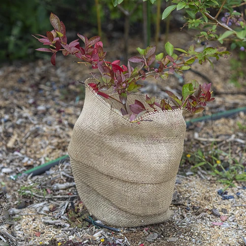 Jute stof 20 cm / 5 m - 6 ['jute stof', ' jute doek', ' stof voor boom bescherming', ' natuurlijke jute stof', ' eco jute stof', ' stof voor binden', ' stof voor handwerk']
