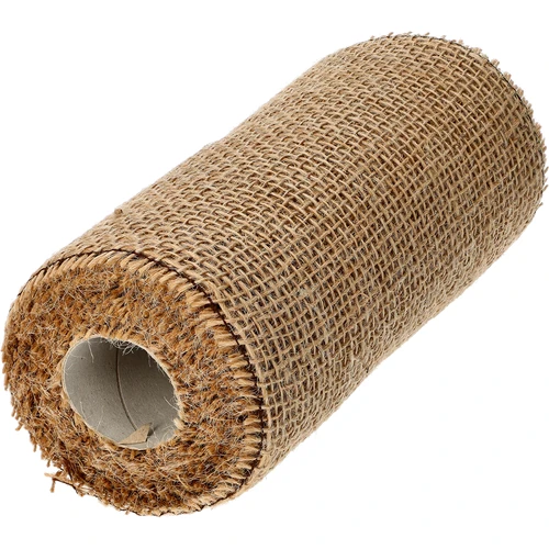 Jute stof 20 cm / 5 m - 2 ['jute stof', ' jute doek', ' stof voor boom bescherming', ' natuurlijke jute stof', ' eco jute stof', ' stof voor binden', ' stof voor handwerk']