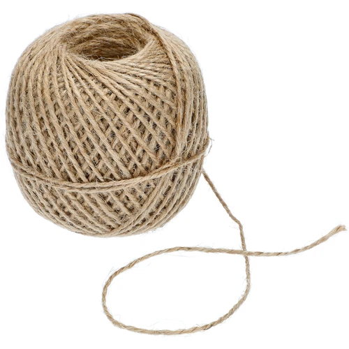 Jute touw 1,5 mm/100 m/100 g - 3 ['jute touw', ' jute koord', ' touw voor tomaten', ' touw voor komkommers', ' natuurlijk touw', ' ecotouw', ' touw voor macramé', ' bindtouw', ' touw voor handwerk']