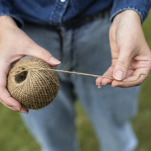 Jute touw 1,5 mm/100 m/100 g - 6 ['jute touw', ' jute koord', ' touw voor tomaten', ' touw voor komkommers', ' natuurlijk touw', ' ecotouw', ' touw voor macramé', ' bindtouw', ' touw voor handwerk']