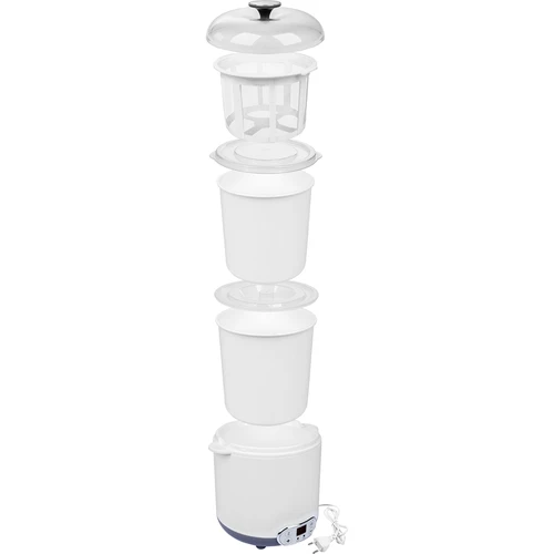 Kaas-yoghurtmaker met thermostaat 1,5 L - 6 ['zelfgemaakte yoghurt', ' voor yoghurt', ' voor kaas', ' veganistische yoghurt', ' Griekse yoghurt', ' ontbijtkazen', ' yoghurtapparaat', ' hoe maak je yoghurt']