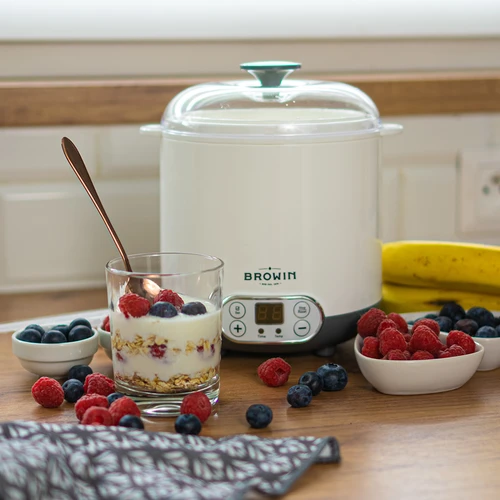 Kaas-yoghurtmaker met thermostaat 1,5 L - 15 ['zelfgemaakte yoghurt', ' voor yoghurt', ' voor kaas', ' veganistische yoghurt', ' Griekse yoghurt', ' ontbijtkazen', ' yoghurtapparaat', ' hoe maak je yoghurt']