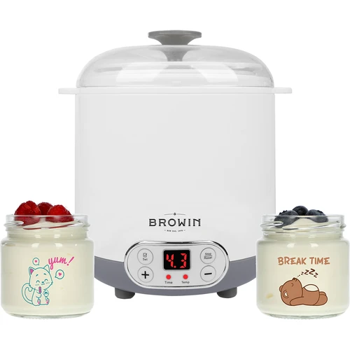 Kaas-yoghurtmaker met thermostaat 1,5 L - 2 ['zelfgemaakte yoghurt', ' voor yoghurt', ' voor kaas', ' veganistische yoghurt', ' Griekse yoghurt', ' ontbijtkazen', ' yoghurtapparaat', ' hoe maak je yoghurt']