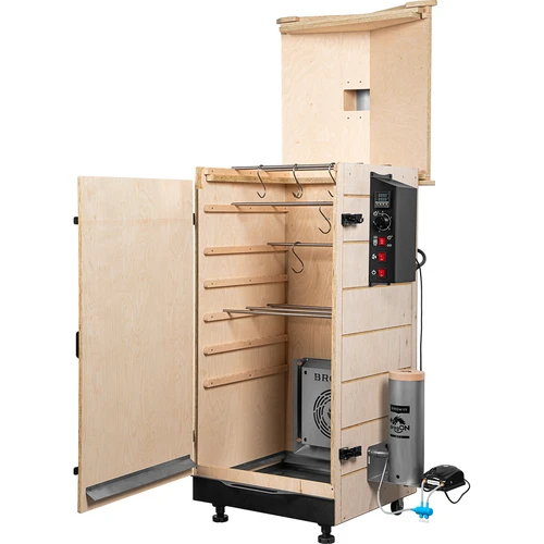 Kaderloze rookoven dragON PLYWOOD NATURE met digitale controller, 200L - 3