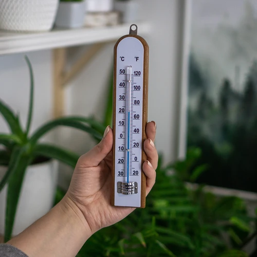 Kamertemperatuurmeter met witte schaal (-30°C tot +50°C) 20cm - 3 ['binnen thermometer', ' kamertemperatuurmeter', ' thermometer voor binnen', ' huiskamertemperatuurmeter', ' thermometer', ' houten kamertemperatuurmeter', ' thermometer met duidelijke schaal', ' thermometer met dubbele schaal']