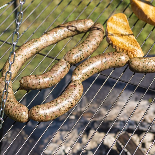 Kampvuur driepoot met rooster, 150 cm - 8 ['driepoot voor kampvuur', ' kampvuurrooster', ' statief voor kampvuur', ' kampvuurgrill', ' rooster op driepoot', ' koken op kampvuur', ' driepootgrill', ' kamperen', ' outdoor toerisme', ' kampeeraccessoires', ' Hongaarse ketel', ' driepoot voor ketel', ' driepoot voor gietijzeren pan', ' koken in de buitenlucht', ' gerechten boven kampvuur', ' grillen in de open lucht', ' bakken boven kampvuur', ' kampvuuruitrusting', ' uitrusting voor de tuin', ' koken in de tuin', ' grillen in de tuin', ' gerechten van de grill', ' grillsaison', ' welke driepoot te kiezen']