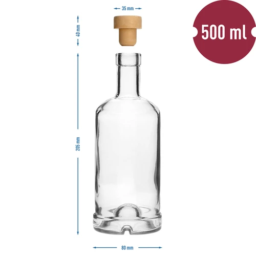 Kantoorfles 0,5 L met kurk - 6 ['fles voor likeur', ' flessen voor likeur', ' fles voor alcohol', ' decoratieve flessen voor alcohol', ' glazen fles voor alcohol', ' flessen voor zelfgestookte drank voor bruiloft', ' fles voor likeur', ' decoratieve flessen', ' fles voor wodka', ' fles voor wodka', ' fles voor mede', ' fles voor mede', ' fles met kurk', ' flessen met kurk', ' fles 500 ml', ' fles 0', '5 L', ' fles voor likeur', ' fles voor cadeau', ' fles voor vaas', ' fles Tadek']