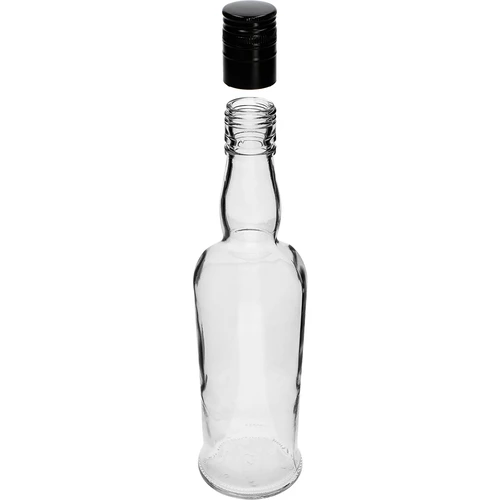 Kapiteinsfles 500 ml met schroefdop - 6 stuks - 3 ['whiskyfles', ' glazen fles', ' fles voor huiswijn', ' doorzichtige fles', ' fles met schroefdop', ' fles 500 ml', ' standaardfles']