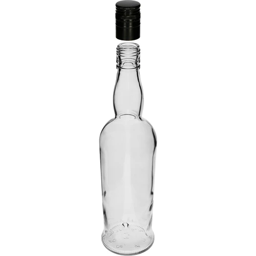 Kapiteinsfles 700 ml met dop - 6 stuks - 3 ['whiskyfles', ' glazen fles', ' fles voor huiswijn', ' doorzichtige fles', ' fles met dop', ' fles 700ml']