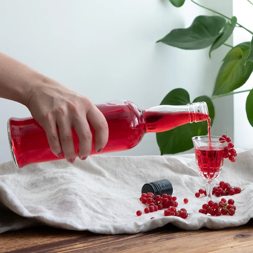 Kapiteinsfles 700 ml met dop - 6 stuks - 7 ['whiskyfles', ' glazen fles', ' fles voor huiswijn', ' doorzichtige fles', ' fles met dop', ' fles 700ml']