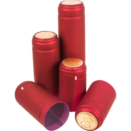 Kapjes met perforatie rood fi31mm 100st.  - 1 ['Kapjes met perforatie', ' kapjes voor flessenhals', ' krimpkapjes voor flessen', ' krimpkapjes', ' kapjes voor flessen']