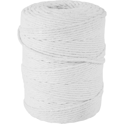Katoenen slagerstouw wit (240°C) 145 m  - 1 ['touw voor vleeswaren om vlees te binden', ' katoenen touw', ' voor roken', ' voor bakken', ' voor koken', ' slagerstouw', '']