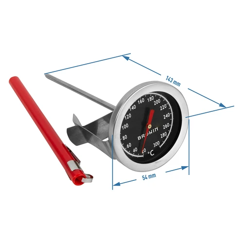 Keukenthermometer (20°C tot +300°C) 12,5cm - 2 ['keukenthermometer', ' keukenthermometers', ' kookthermometers', ' bakthermometer', ' kookthermometer', ' frituurthermometer', ' thermometer met sonde']