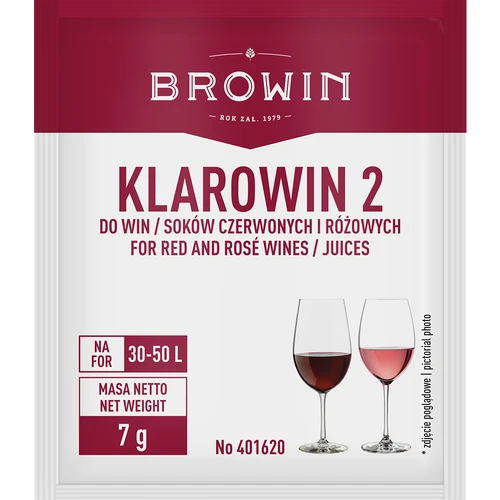 Klarowin 2 - klaringsmiddel  - 1 ['middel voor het klaren van wijn', ' klarowin voor wijn', ' voor het klaren van wijn', ' accessoires voor wijnmaken', ' huisgemaakte wijn']