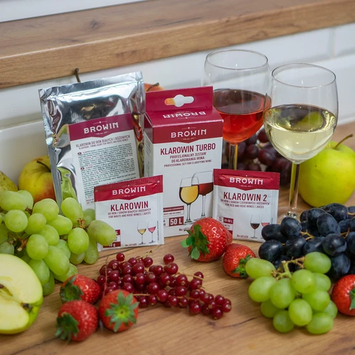 Klarowin - klaringsmiddel 100 g - 3 ['voor het klaren van wijnen en sappen', ' voor witte en roséwijnen', ' voor het verwijderen van troebelheid', ' bentoniet', ' huisgemaakte wijn', ' heldere wijn']