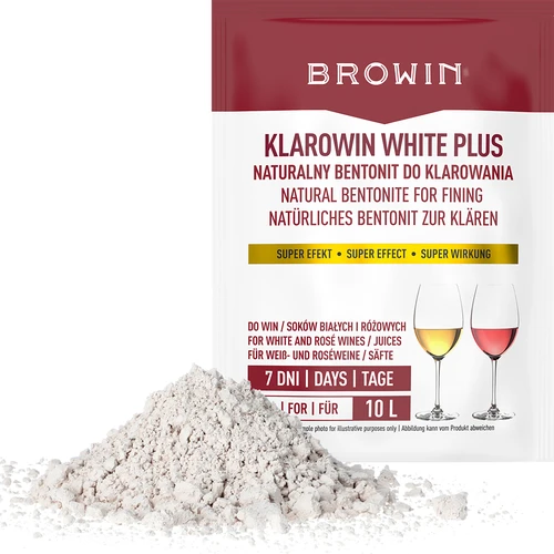 Klarowin White Plus - klaringsmiddel 8 g - 3 ['klaringsmiddel voor wijn', ' klaringsmiddel', ' Klarowin voor wijn', ' voor het klaren van wijn', ' wijnmaakaccessoires', ' huisgemaakte wijn', ' witte wijn', ' roséwijn', ' voor het klaren van sappen', ' klaren van sappen']
