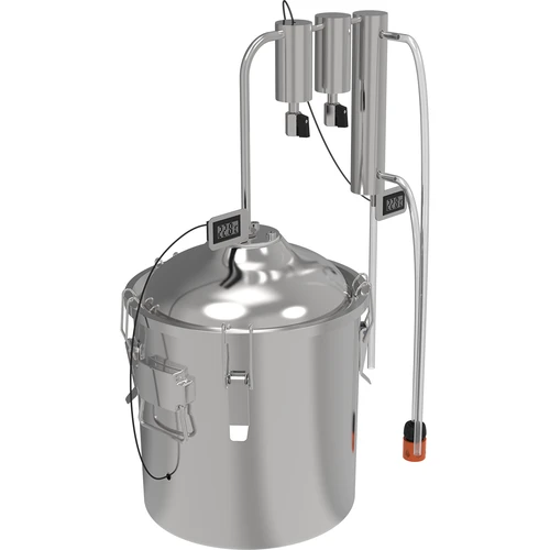 Klassieke Convex Distilleerder 18 L - 2 opvangbakken - 3 ['Browin distilleerder', ' modulaire distilleerders', ' distilleerder met opvangbakken', ' modulaire distilleerder', ' opvangbakken voor distilleerder', ' zuivere distillaat', ' distilleerset', ' bolle deksel', ' convex deksel', ' distilleercontainer met deksel', ' distillatieset', ' uitbreidbare distilleerset', ' distillatie op verschillende warmtebronnen']