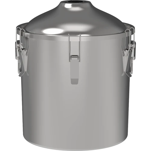 Klassieke Convex Distilleerder 30 L - 2 opvangbakken - 4 ['Browin distilleerder', ' modulaire distilleerders', ' distilleerder met opvangbakken', ' modulaire distilleerder', ' opvangbakken voor distilleerder', ' zuivere distillaat', ' distilleerset', ' bolle deksel', ' convex deksel', ' distilleercontainer met deksel', ' distillatieset', ' uitbreidbare distilleerset', ' distillatie op verschillende warmtebronnen']