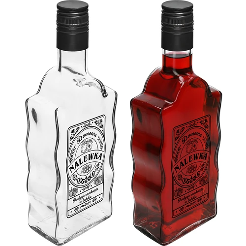 Klasztorna fles 500 ml met schroefdop, opdruk "Nalewka", 1 stuk - 3