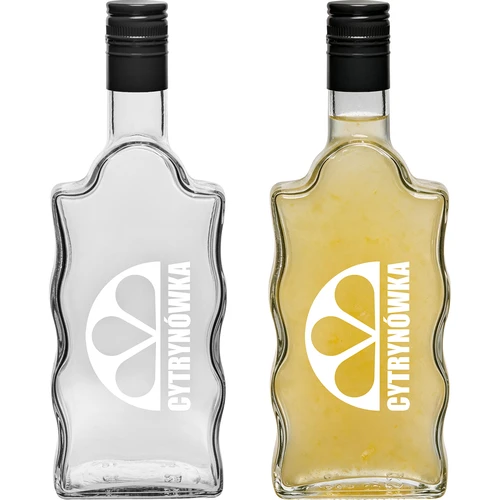 Klasztorna fles 500 ml met schroefdop en opdruk „Cytrynówka”, ontwerp 2 - 3
