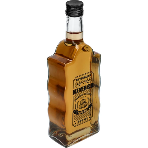 Klasztorna-fles 500 ml met schroefdop, opdruk 'Bimber', 1 stuk - 2